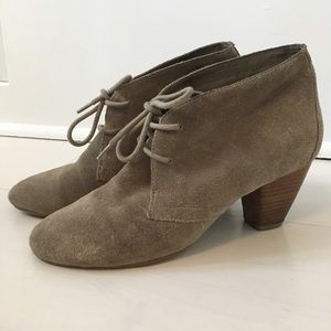 ALDO lace up leather ankle boots